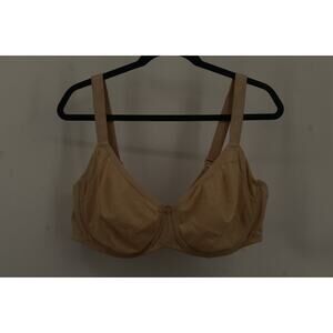 Understance Unpaded Full Coverage Underwire Bra Champagne Size 46DDD Polyamide
